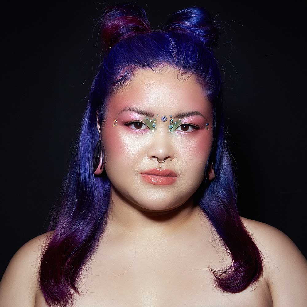 Attitude Hair Dye - JEWEL TONES Trio Semipermanente Haarfärbekombination - Rosa/Blau